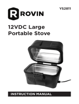 ROVIN YS2811 12VDC Large Portable Stove User manual