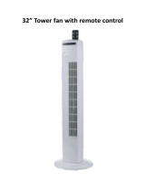 S-BOLS-BOL TF-A03 Silent 32 Inch Tower Fan