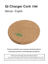 Qi Charger Cork 15W User manual