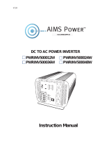 AIMS Power PWRINV500012W User manual