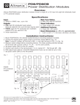 Altronix PD8 User manual