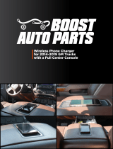 Boost Auto Parts 2014-2019 GM Wireless Phone Charger User manual