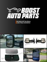 Boost Auto Parts Old Style GM Tow Mirror Lower Glass User manual