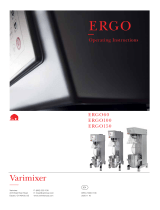 Ergo 100 Stainless Steel Varimixer User manual