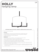 Woood Hanging Lamp User manual