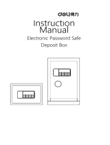 Deli 4078 User manual