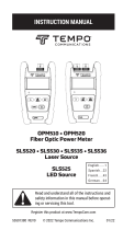 Tempo Communications OPM510 User manual