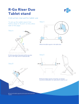 R-Go 741RD Riser Duo Tablet Stand User manual