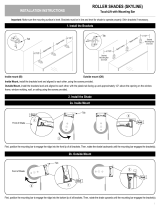 ALTA Roller Shades User manual