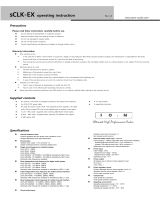 SOtM sCLK-EX User manual