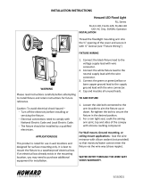 Howard FLL Series LED Flood Light User manual