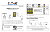 V TAC V-TAC VT-2425 INFRARED CONTROLLER User manual