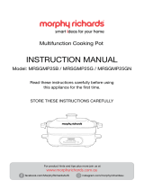 Morphy Richards MRSGMP25G User manual