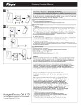 Kangtai 98157USA Wireless Doorbell User manual