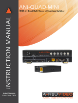 A-Neuvideo A-NEUVIDEO ANI-QUAD-MINI HDMI 4×1 Quad Multi-Viewer Seamless Switcher User manual