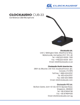 Clockaudio CUB-33 User manual