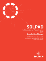 Soltech Solpad Multifunctional Flood Lights 10W User manual