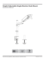 Mount-It MOUNT-IT TPM-MA09 Height Adjustable Single Monitor Desk Mount User manual