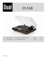 Dual CS 518 User manual