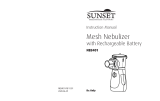 Sunset NEB401 User manual
