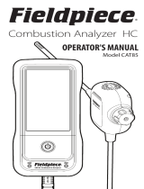 Fieldpiece CAT85 Combustion Analyzer HC User manual
