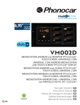 Phonocar VM002D Universal 2 Din Android MEDIASTATION User manual