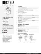 KASTA KBSKTR2400 Smart Single Surface Socket Relay User manual