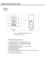DAWNSUN FA0198 User manual