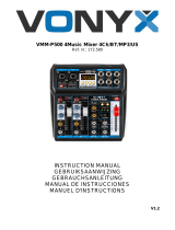 Vonyx 172.580 User manual