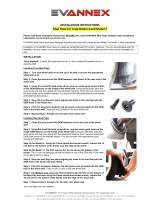 EVannex Y Mud Flaps User manual