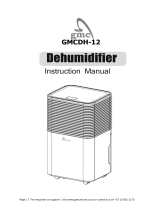 GMC DH-12 Dehumidifier User manual