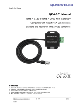 Quark-Elec QK-AS01 NMEA 0183 to NMEA 2000 Mini Gateway User manual