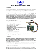 BHI NEDSP1962-KBD User manual