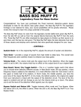 Electro-Harmonix electro-harmonix Bass Big Muff Pi Distortion Pedal User manual