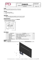PDi PD168-079 User manual