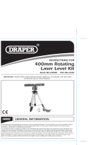 Draper Laser Level Kit User manual
