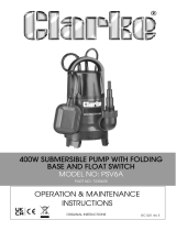 Clarke PSV6A User manual