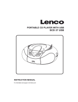 Lenco SCD-37 User manual