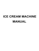 VEVOR 1500 W Commercial Ice Cream Machine 4.7 to 5.3 Gal User manual