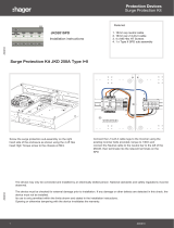 Hager JKD201SPD Surge Protection Kit User manual
