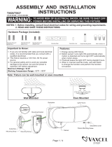 Vaxcel T0174 Kappa LED 8-Inch Bronze Outdoor Motion Sensor Flood User manual