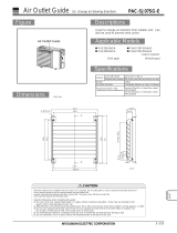 Mitsubishi Electric PAC-SJ07SG-E User manual