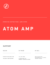 JDS Labs ATOM AMP+ Headphone Amplifier User manual