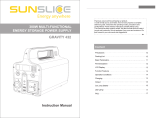 SUNSLICE Gravity 432 User manual