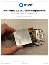 iFixit HTC Wizard 200 LCD Screen Replacement User manual