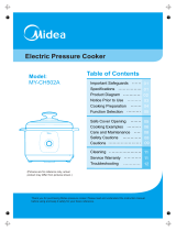 Midea MY-CH502A User manual