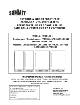 Summit SPR316OS User manual