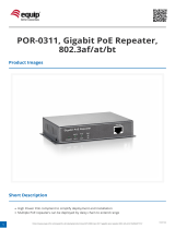 Equip POR-0311 Gigabit PoE Repeater User manual