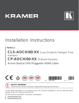 Kramer CLS-AOCH-60-XX User manual