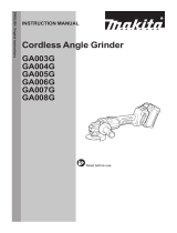 Makita GA003G User manual